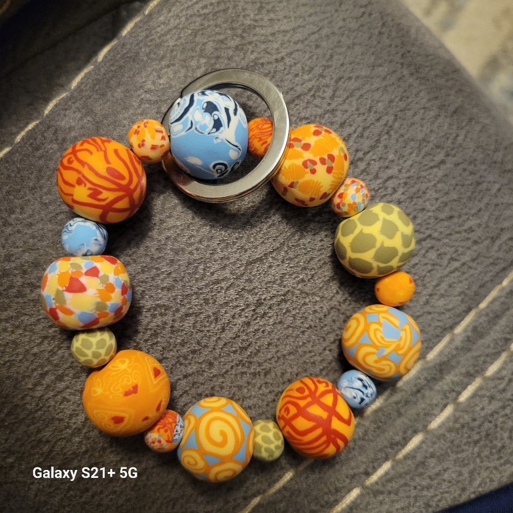 New Viva Handmade Beads key ring - Picture 3 of 5